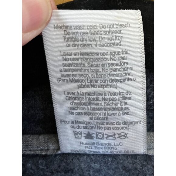 Russell Mens UCLA Dad 1/4 Zip Fleece Pockets Sweater Size Small Gray SP GDD - Picture 7 of 10